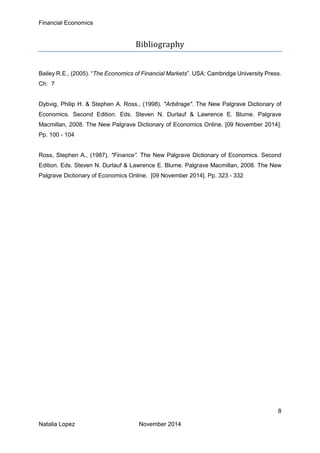Pdf Example Financial Economics Financial Economics | PDF