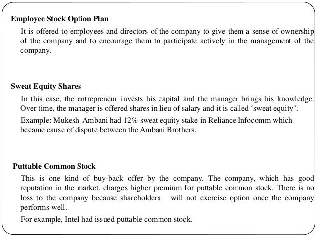 Employee stock options voting rights