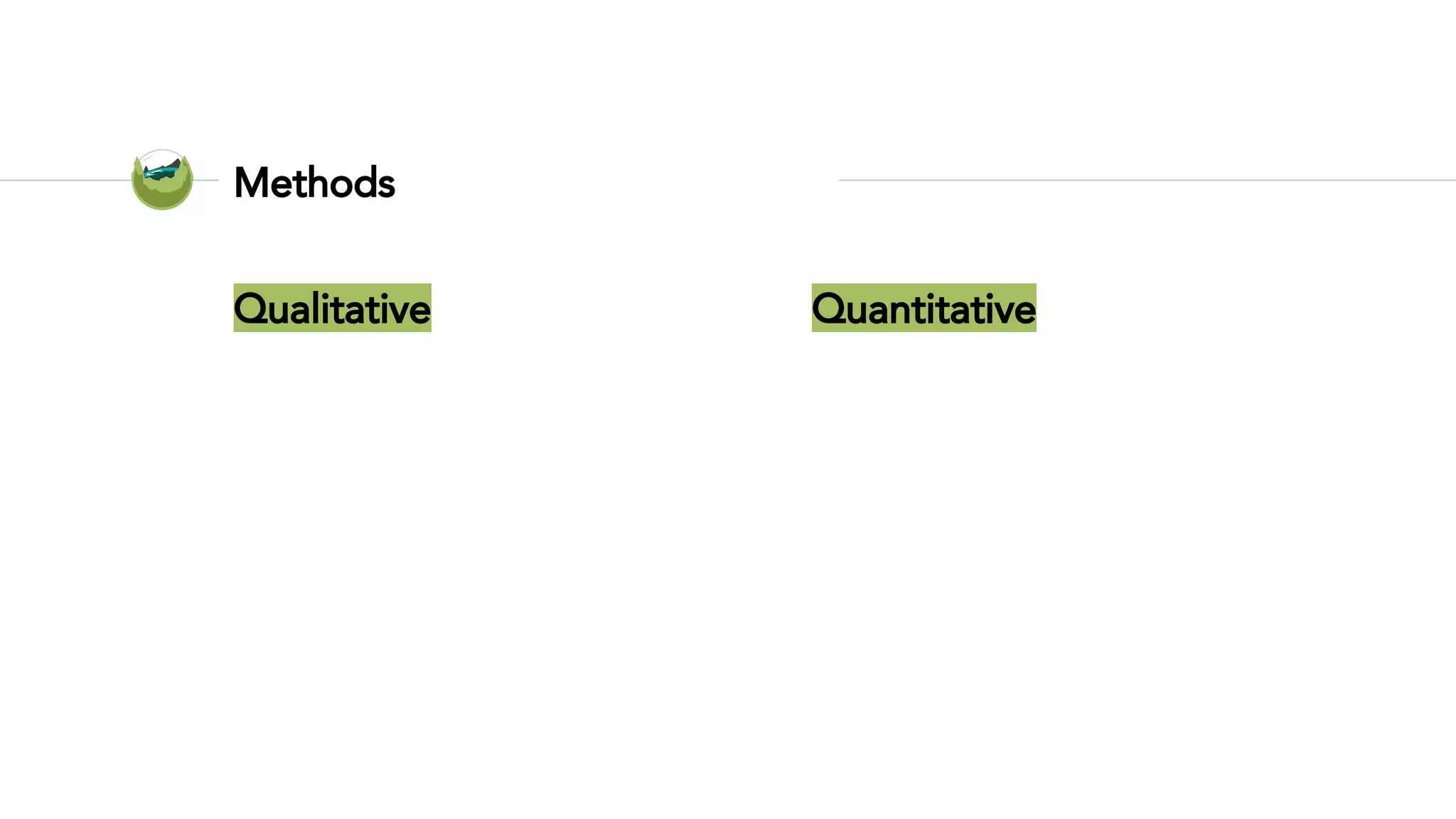 Qualitative
◉ Customer research
◉ Market research
◉ Delphi method
Methods
Quantitative
◉ Time series
○ Rule of thumb
○ Smoothing
○ Decomposition
◉ Causal
○ Regression analysis
 