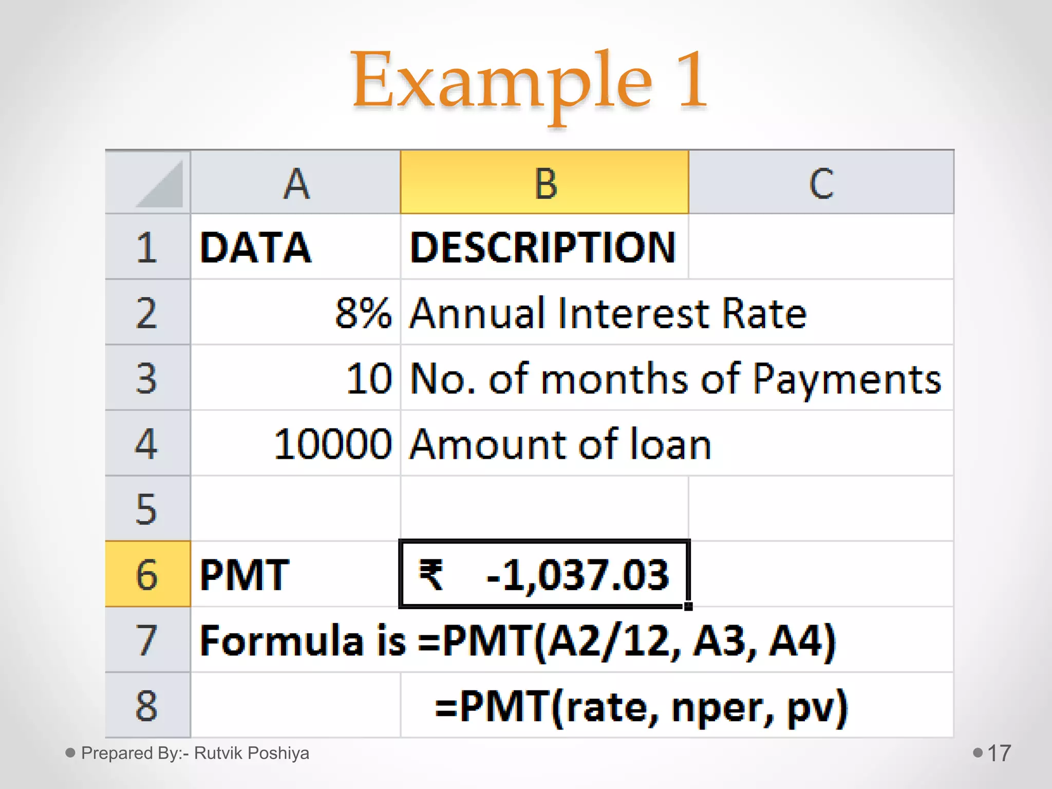 Example 1
17Prepared By:- Rutvik Poshiya
 