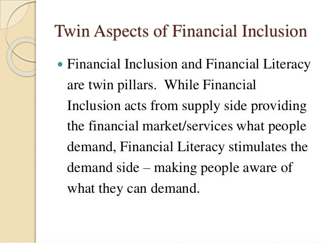 Financial inclusion