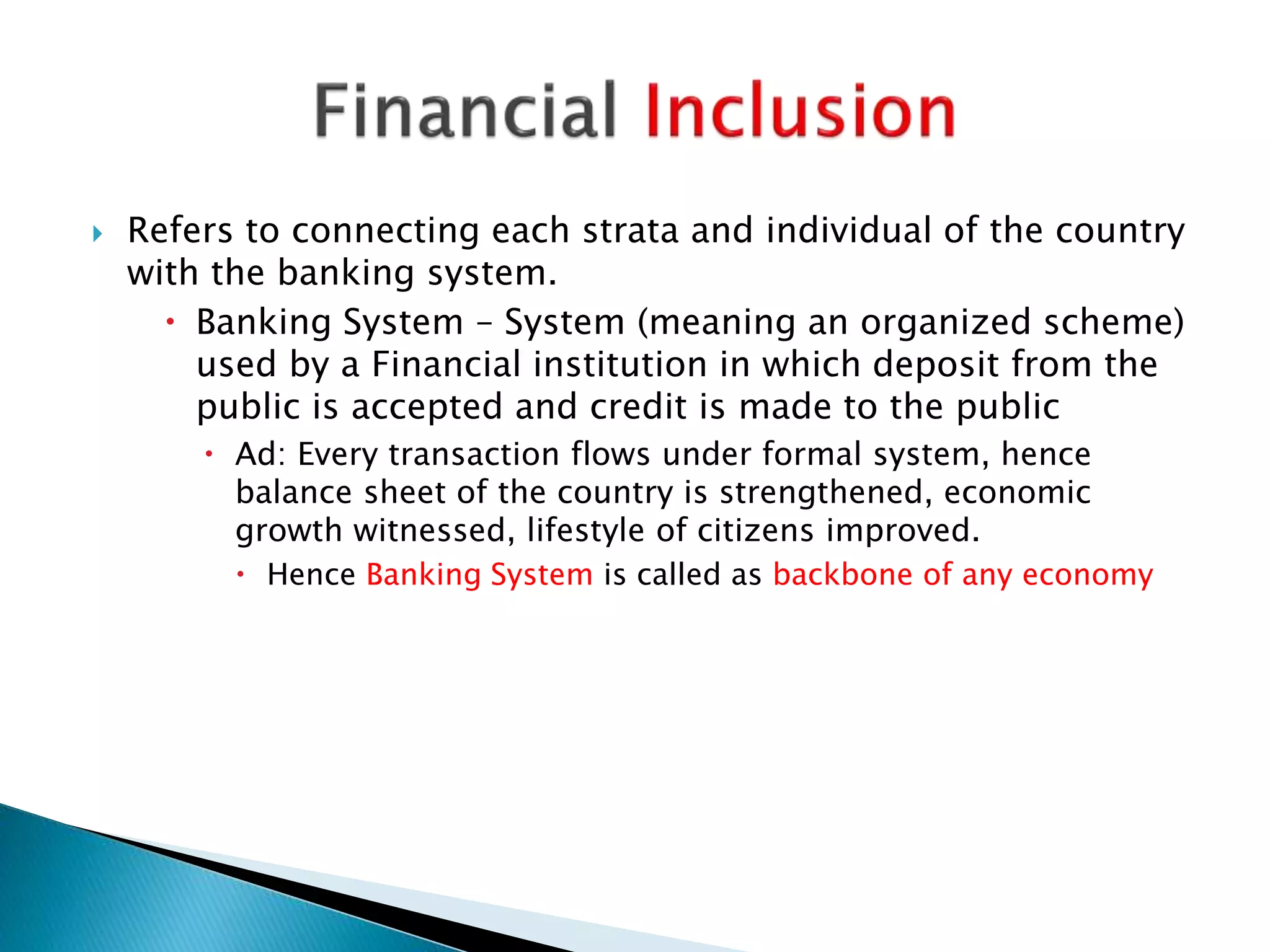 Financial inclusion | PPTX