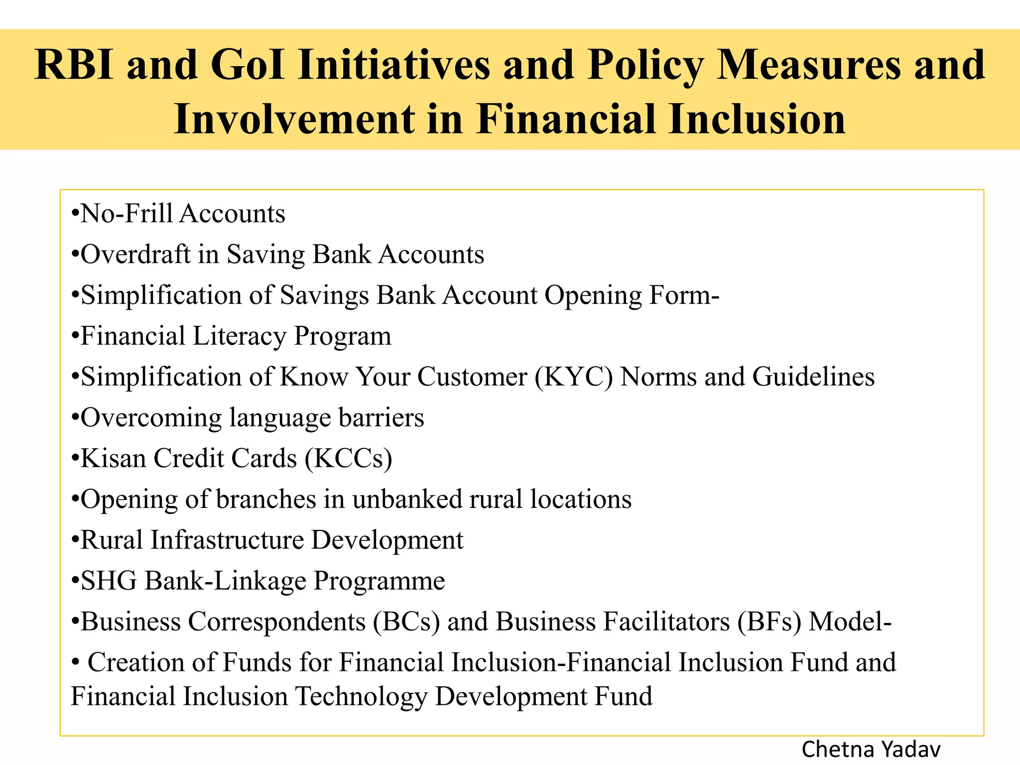 Financial inclusion | PPTX