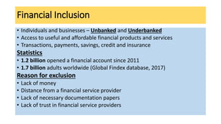 Financial Inclusion and Sustainable Development Goals | PPTX