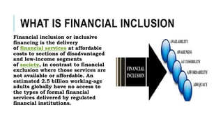 Financial inclusion by pari | PPTX