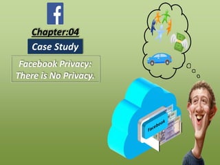 Facebook Privacy:
There is No Privacy.
Case Study
Chapter:04
 