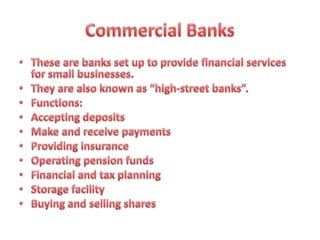 Financial institutions