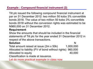 Financial instrument IAS 32 IFRS 7 & and IFRS; 9 | PPT