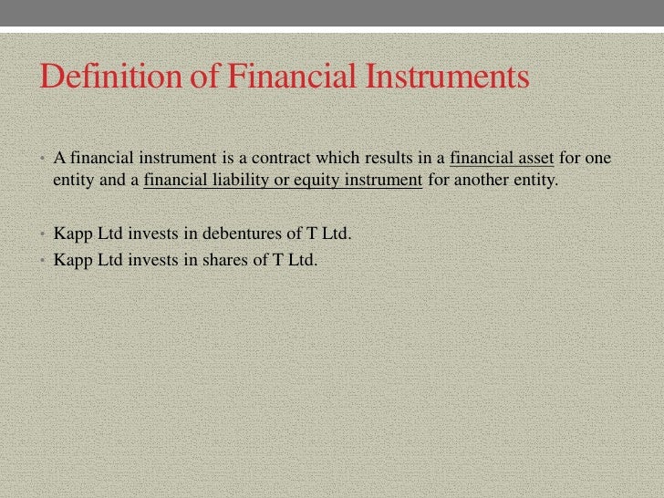Financial instrumentsCIMA Professional Gateway
