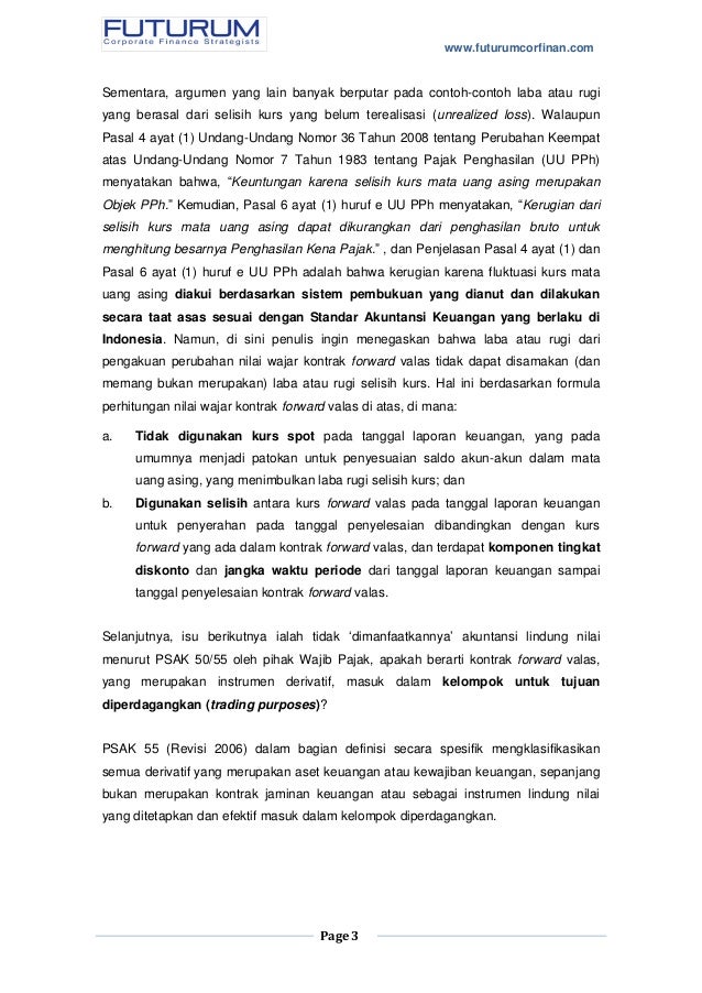 Derivatif Dan Lindung Nilai Bagian 2