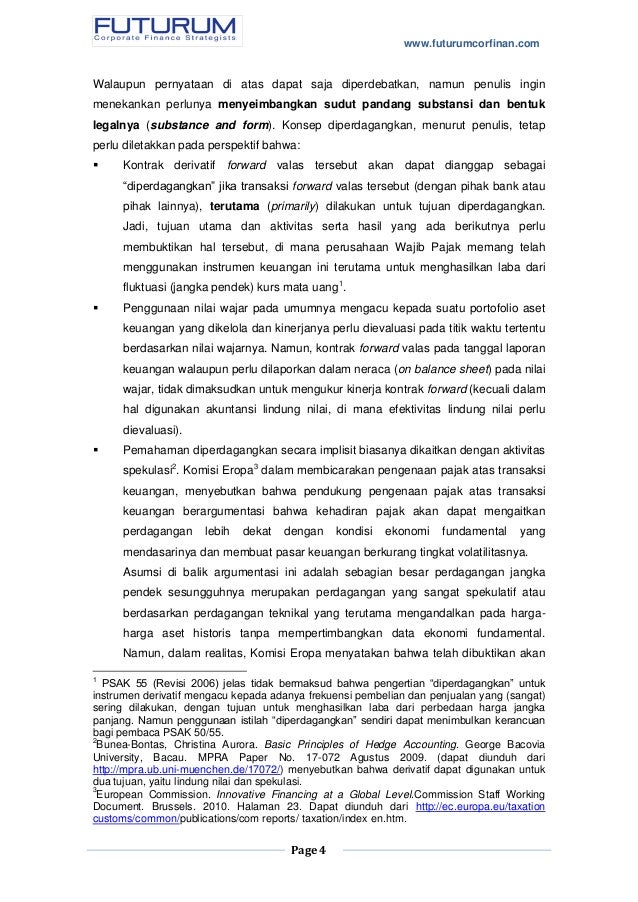 Lindung nilai dalam forex