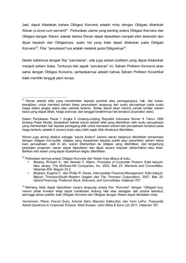 Financial Instruments Futurum Obligasi Konversi Akuntansi Bagian 1