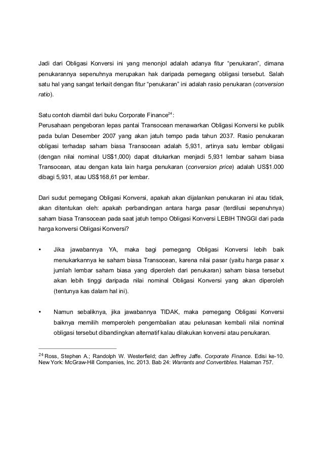 Financial Instruments Futurum Obligasi Konversi Akuntansi Bagian 1
