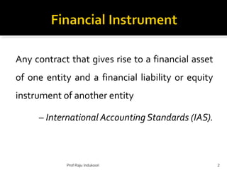 Financial Instruments and Securities | PPT