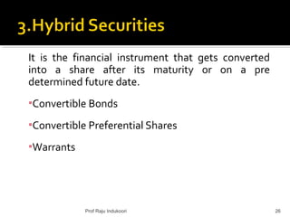 Warrants Financial Instruments Financial Instruments and Securities | PPT
