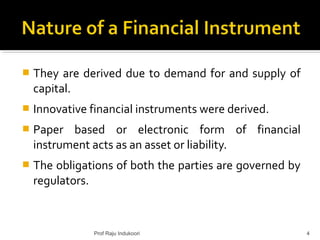Financial Instruments and Securities | PPT