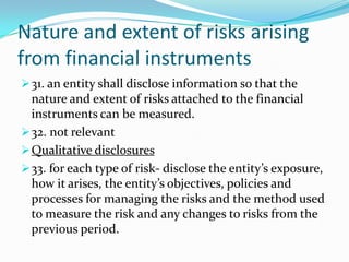 E) Financial liabilities same as a) above for assets