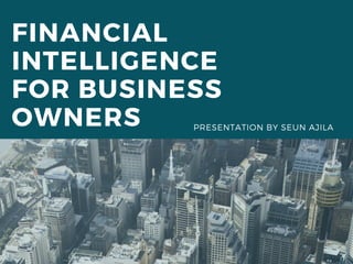 Financial intelligence for business owners