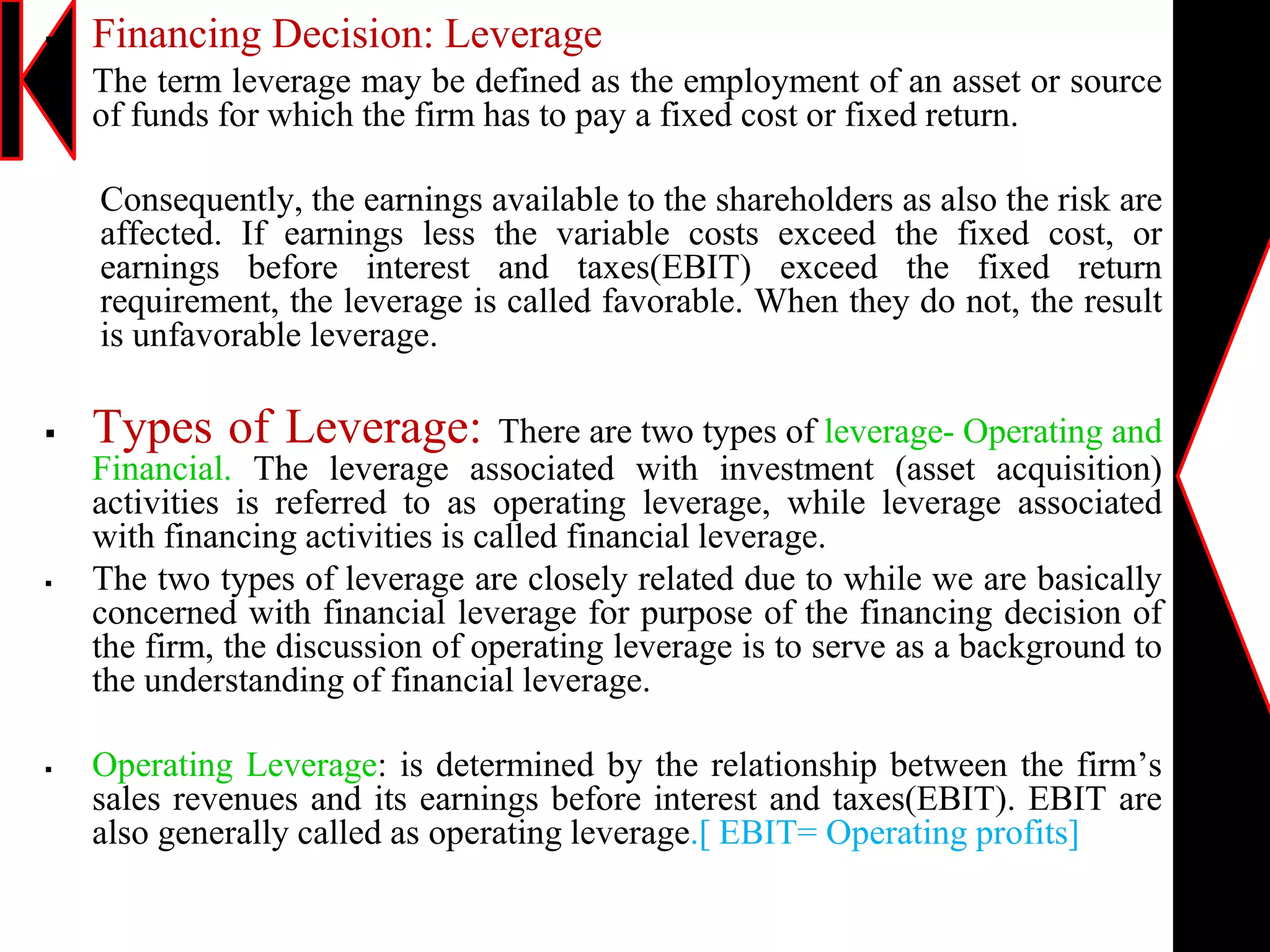 Financial Leverage Final .ppt