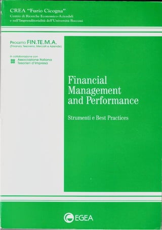 Financial management and performance