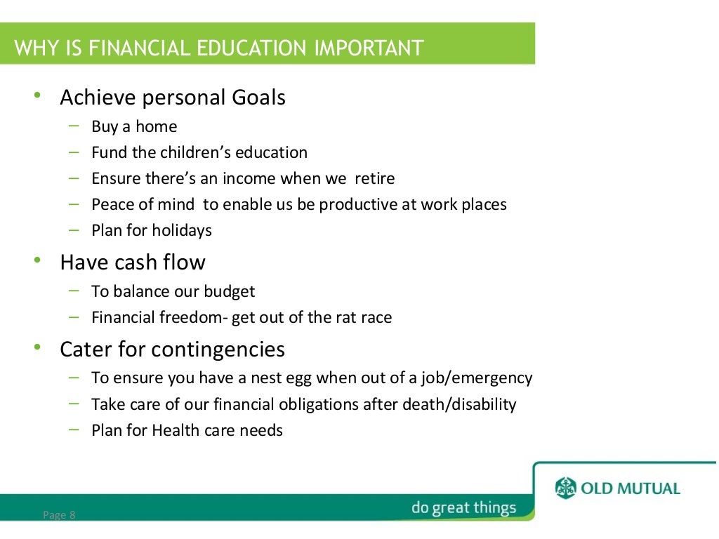 Old mutual kenya. Financial management and planning