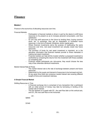 Financial management full notes @ mba finance