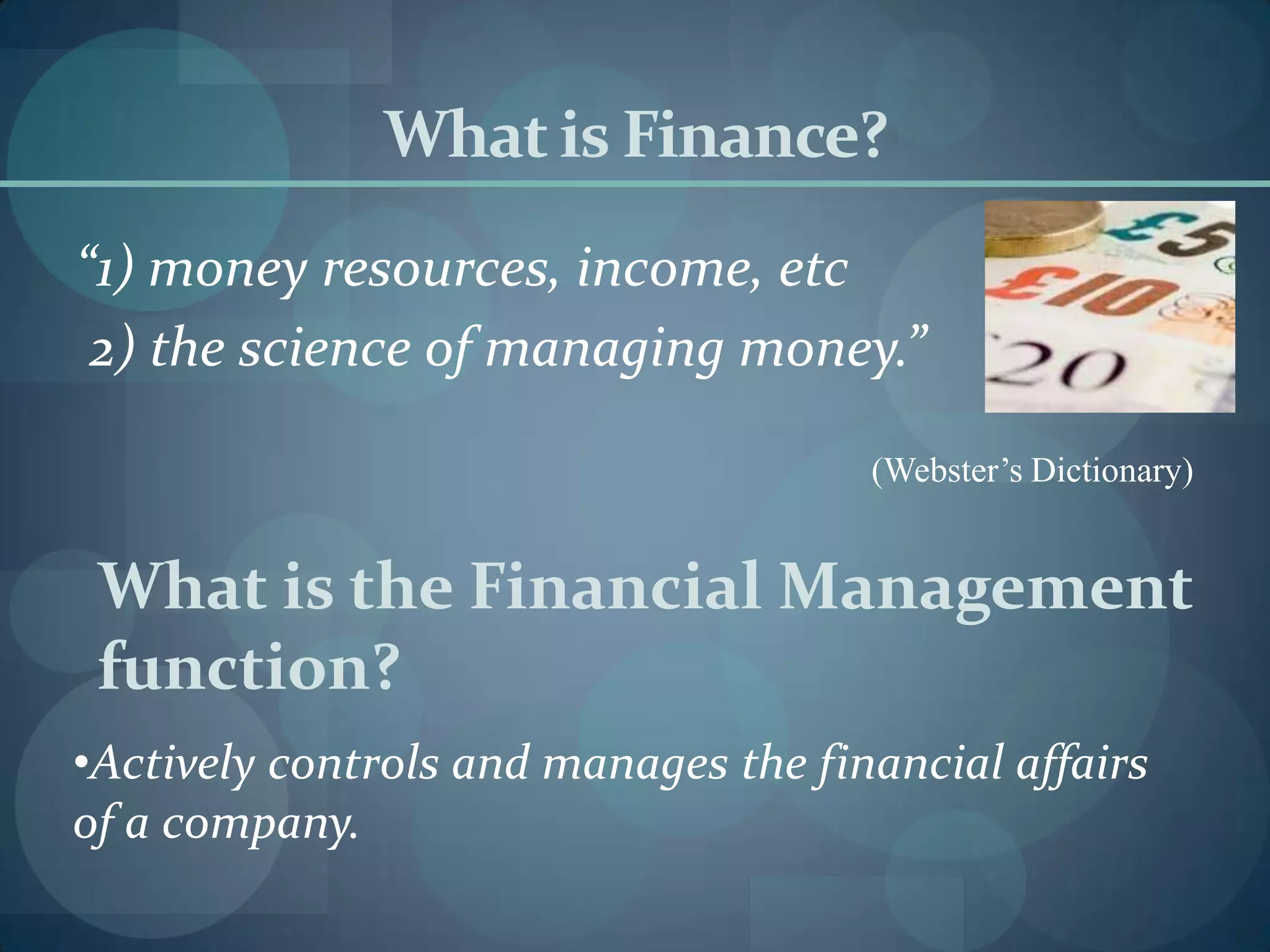 Financial management function bae system plc | PPT