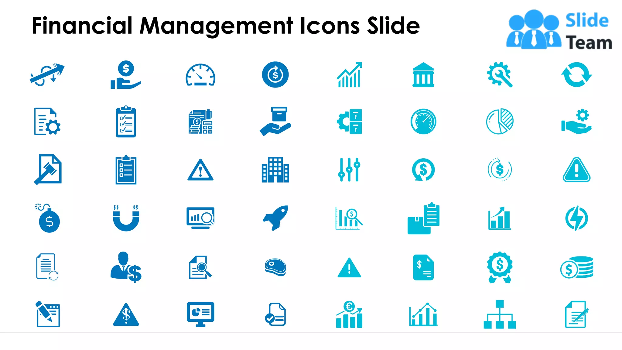 70
Financial Management Icons Slide
 