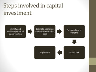 capital investment decision | PPTX