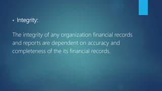 Integrity Financial Management Financial management presentation | PPTX