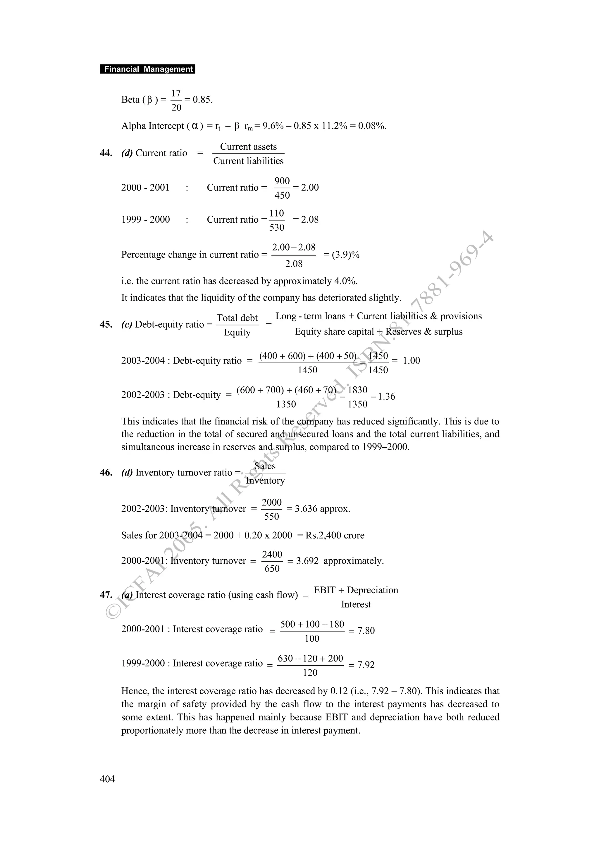 Financial management work book