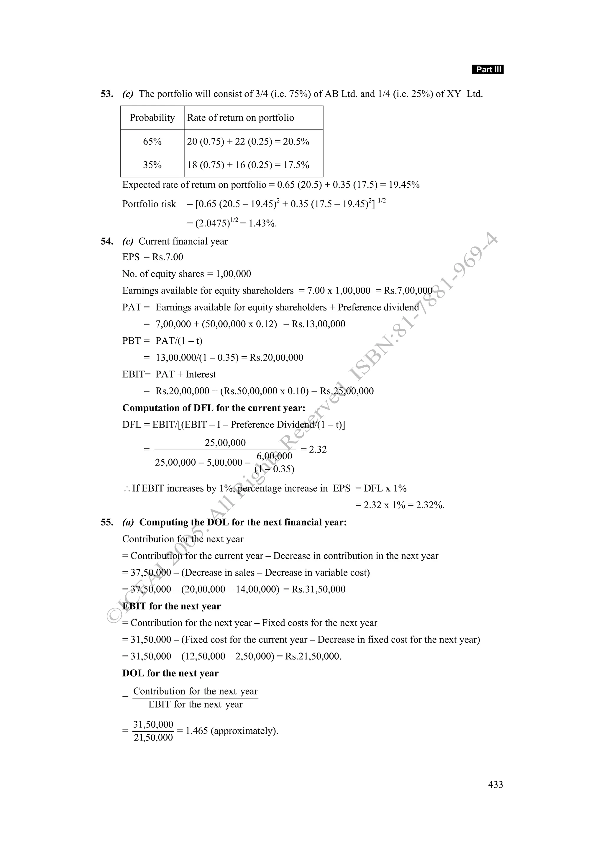 Financial management work book