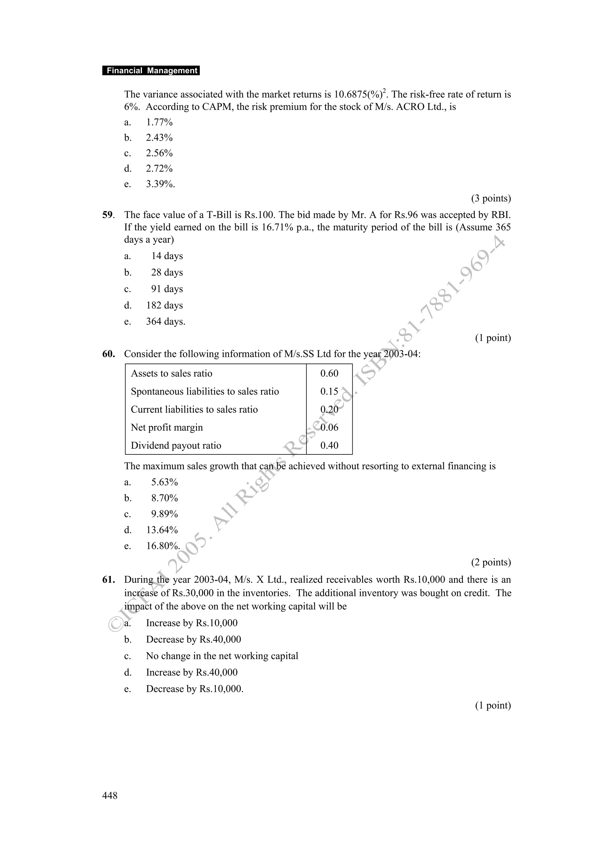 Financial management work book