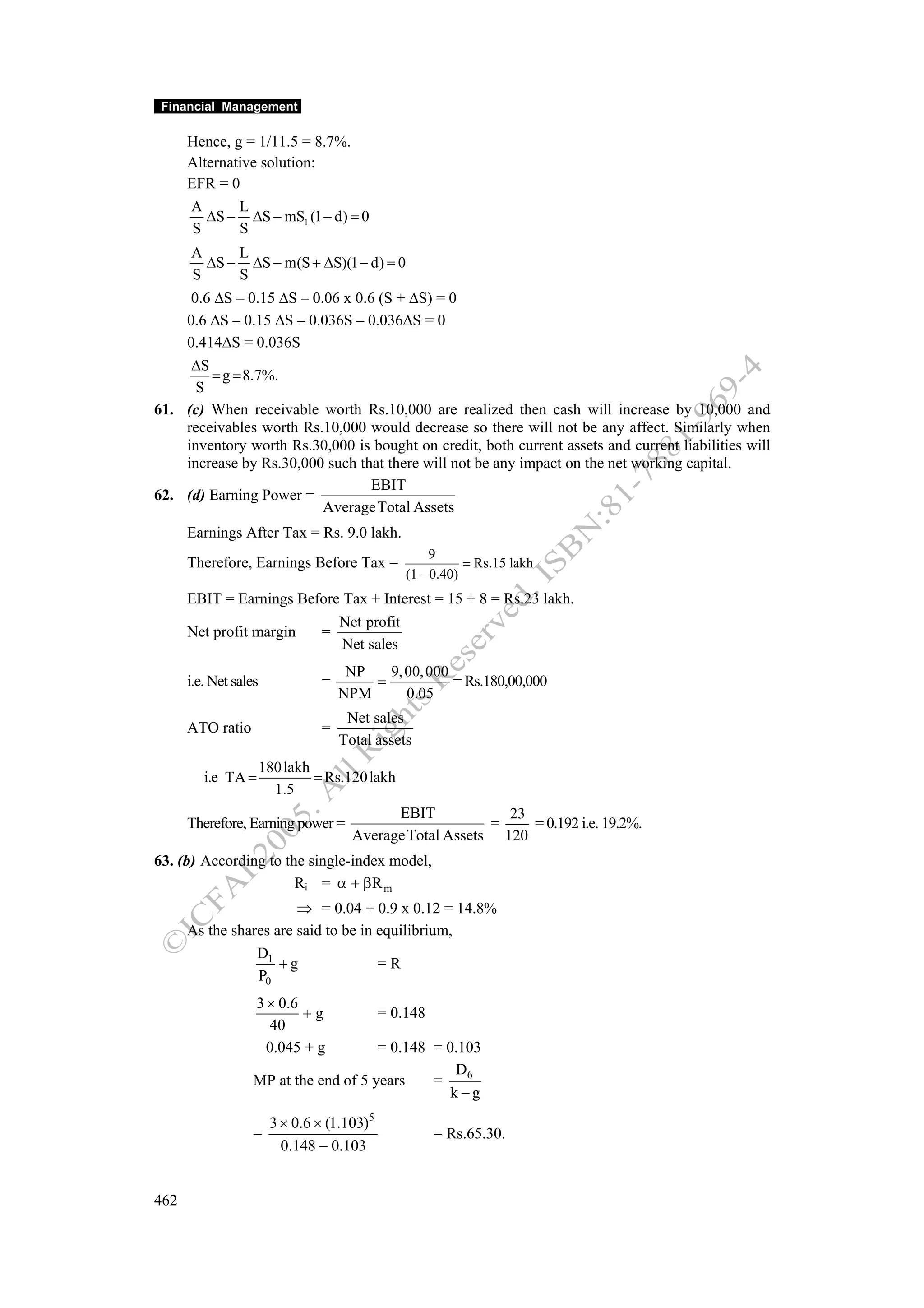 Financial management work book