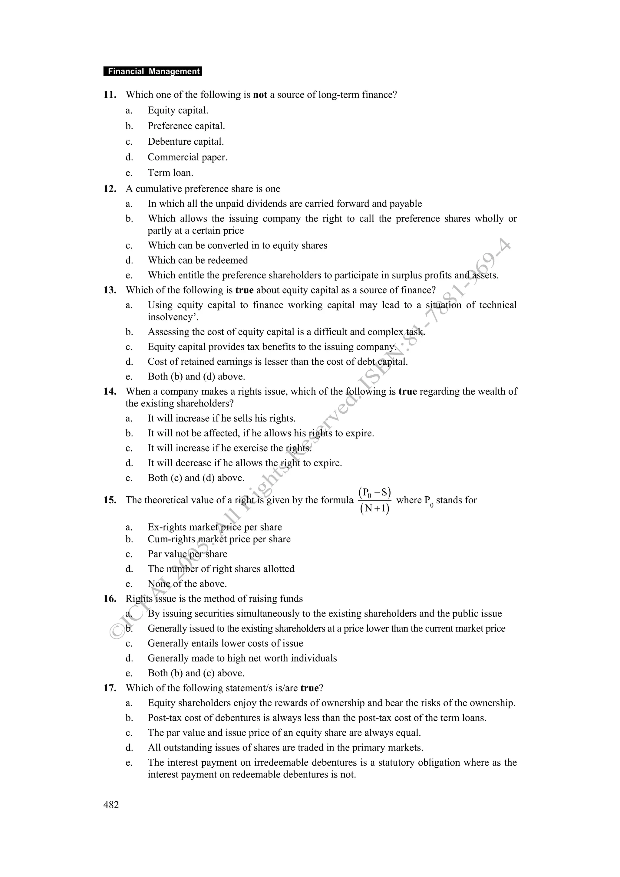 Financial management work book