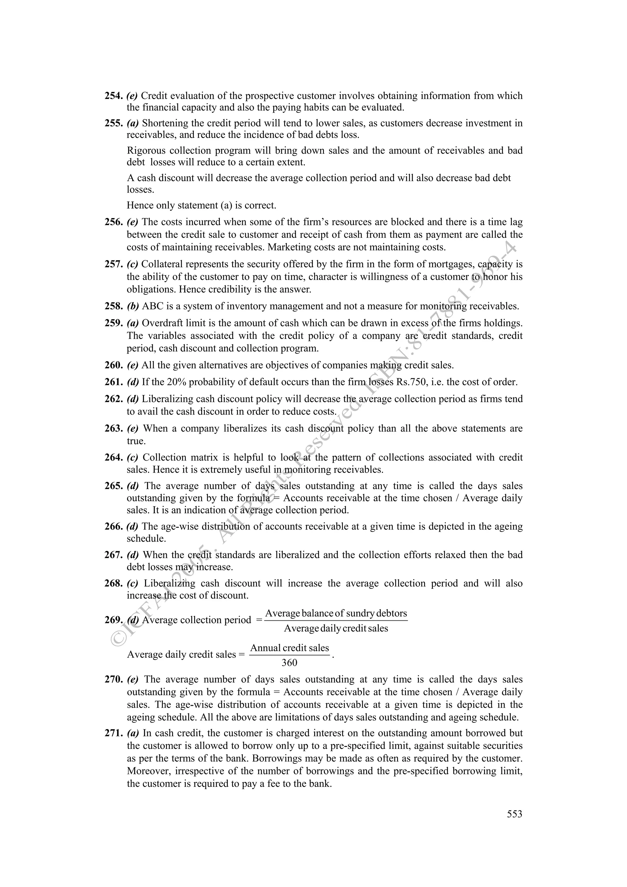 Financial management work book