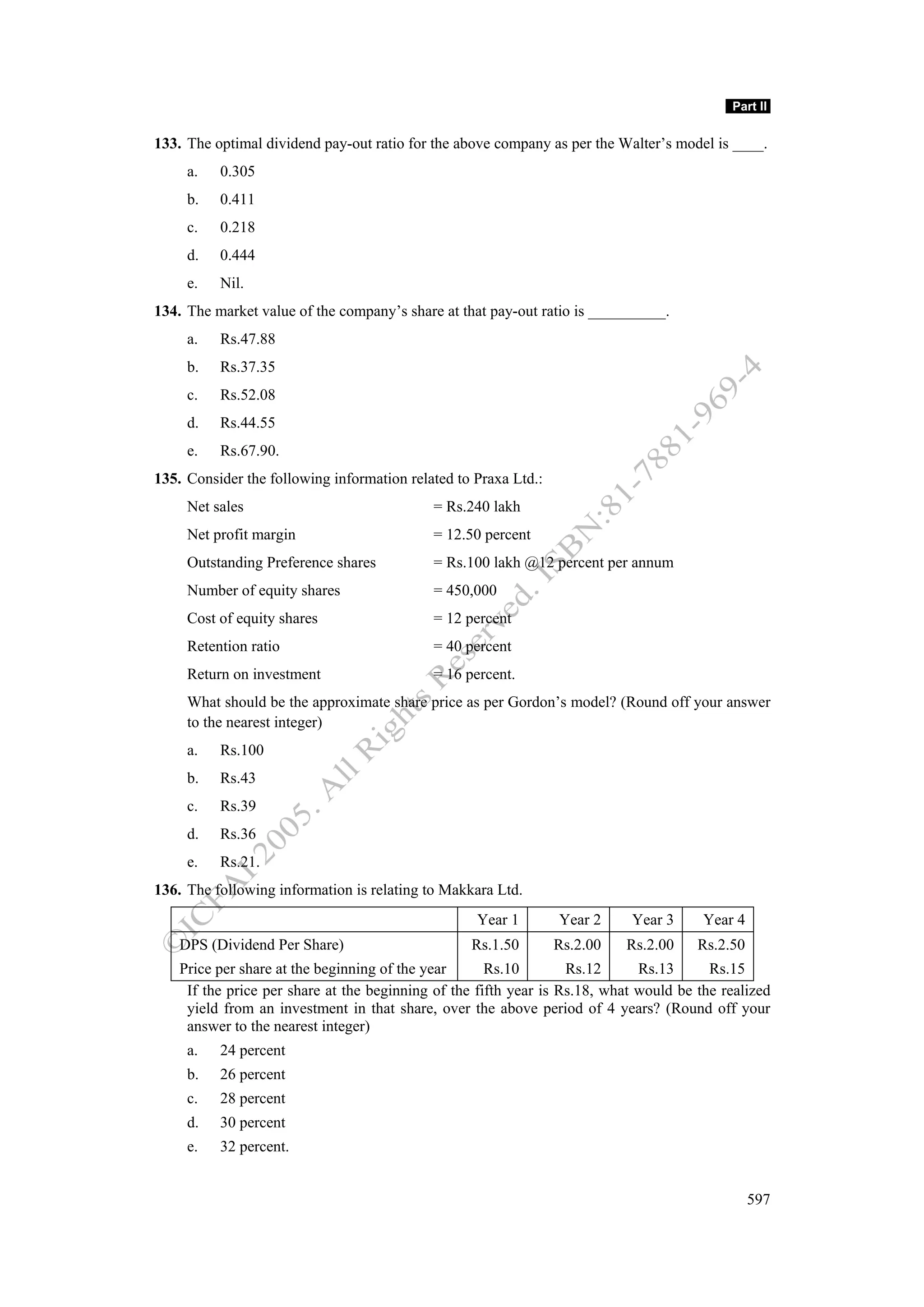 Financial management work book
