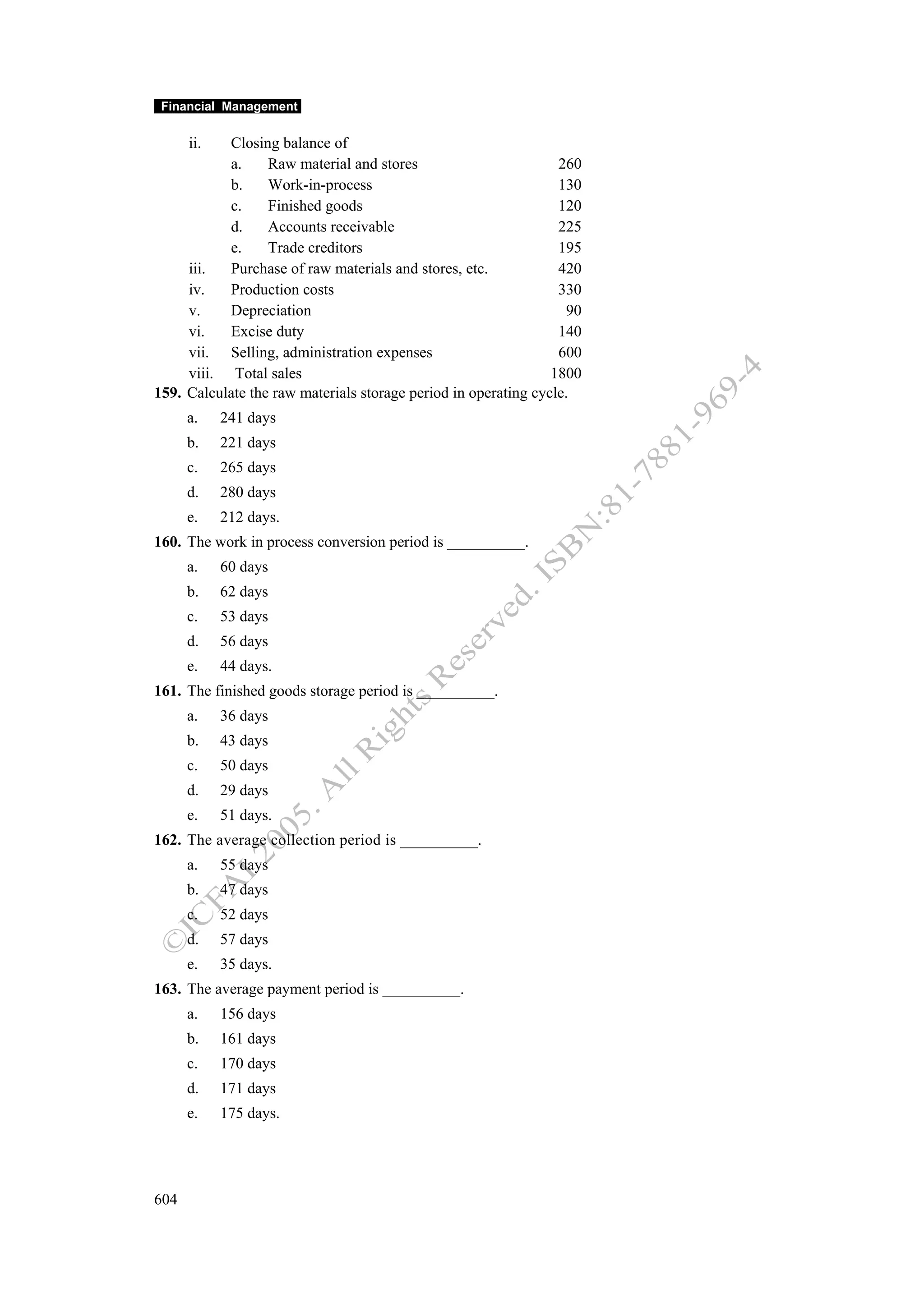 Financial management work book