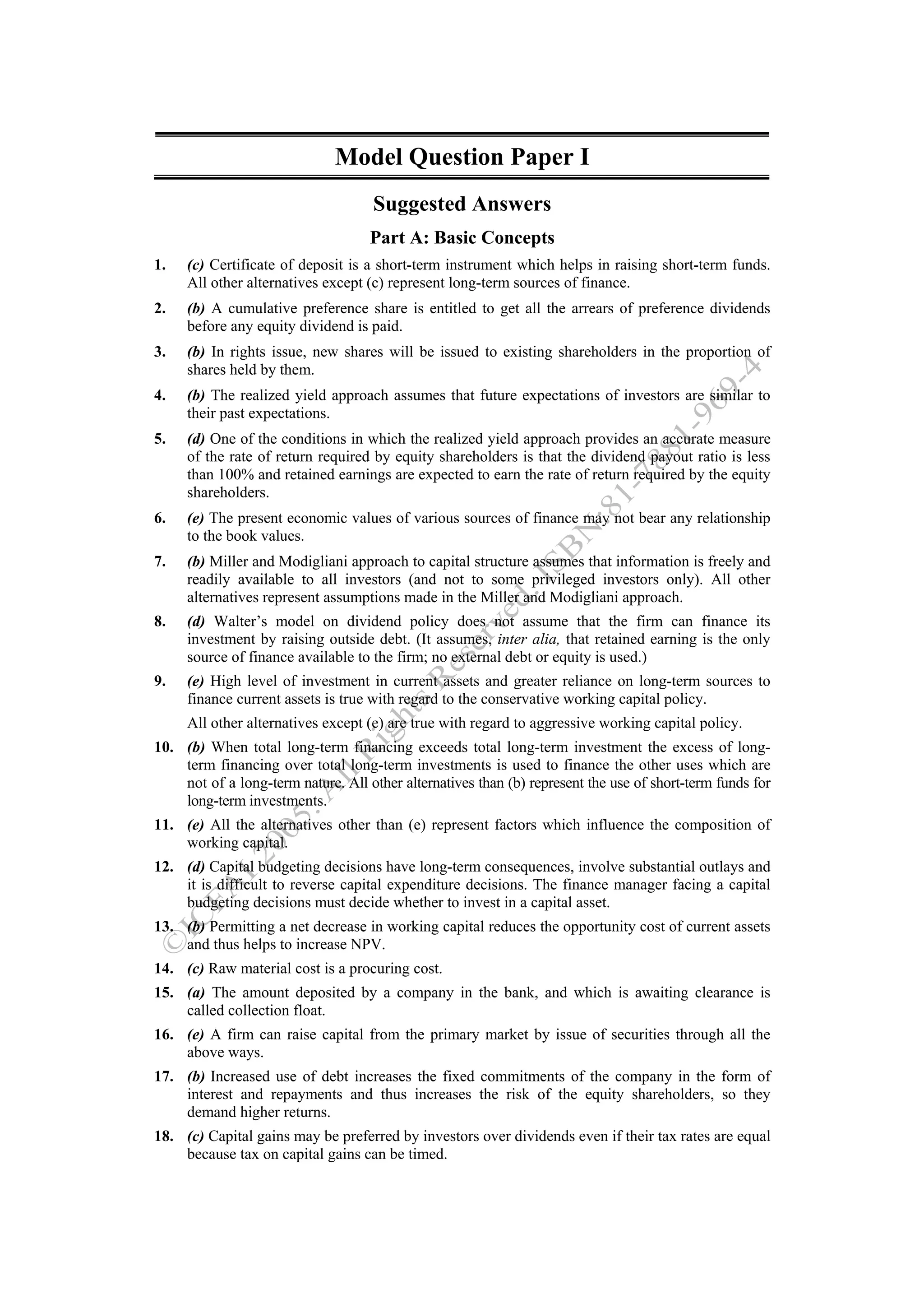 Financial management work book