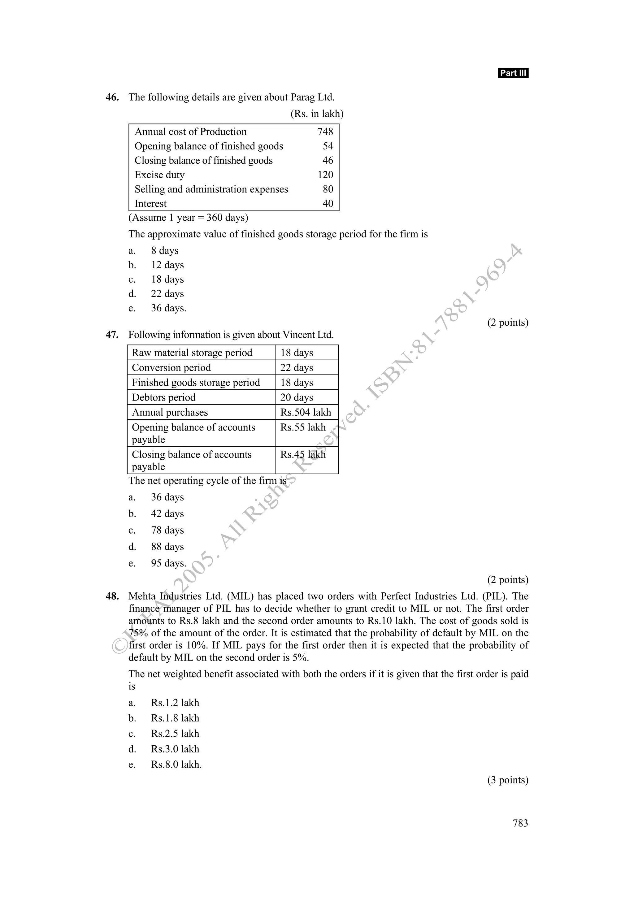 Financial management work book