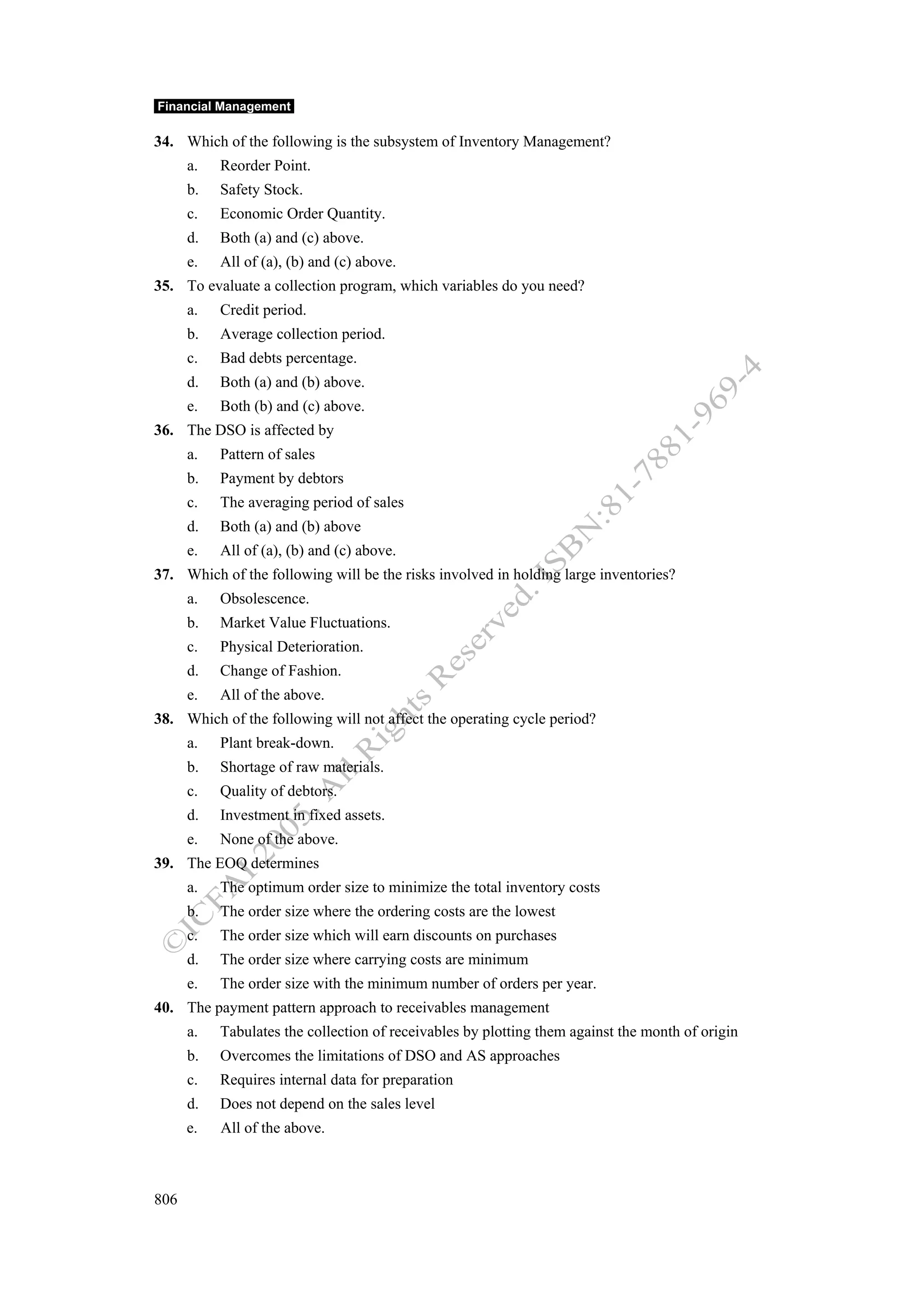 Financial management work book