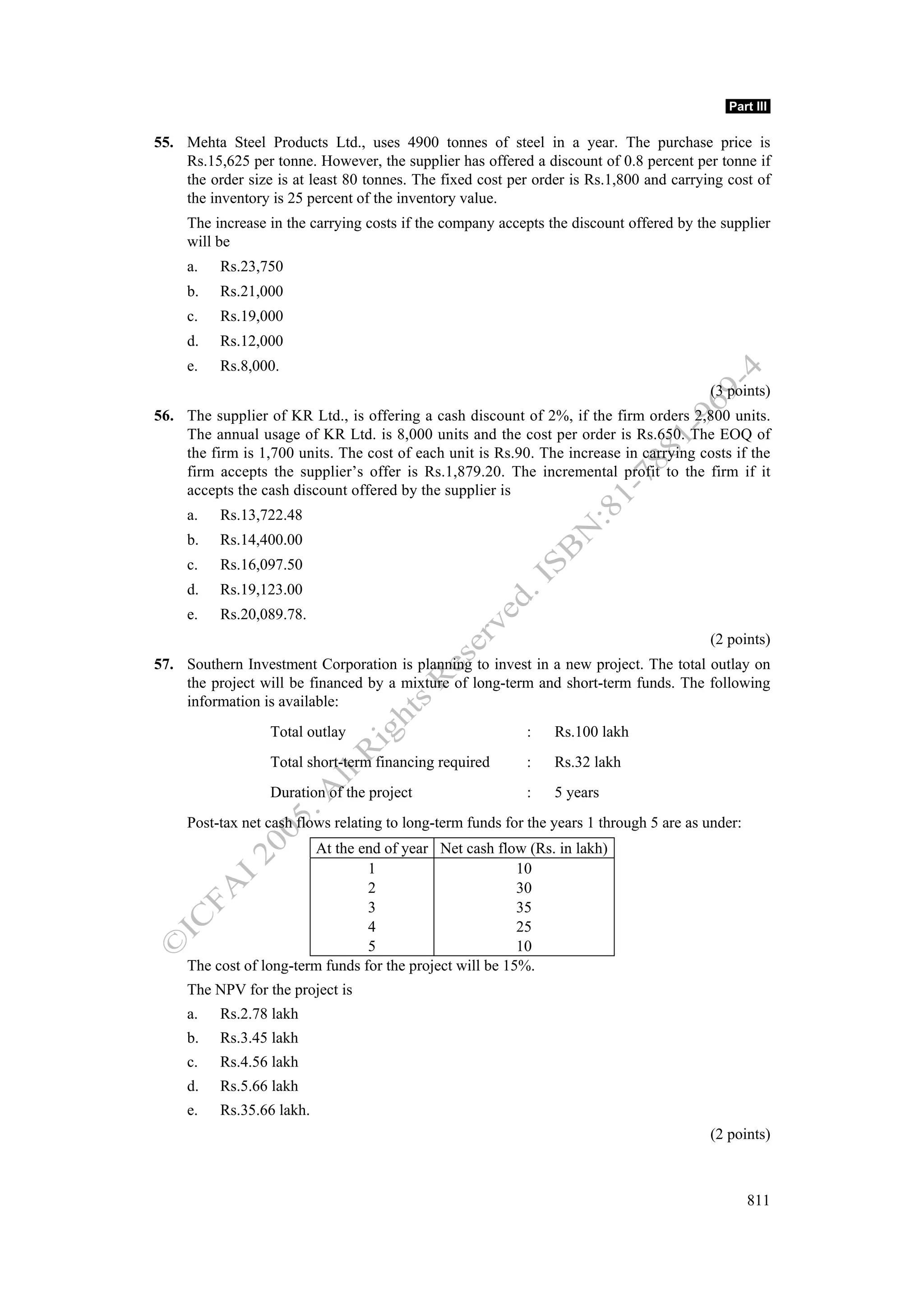Financial management work book