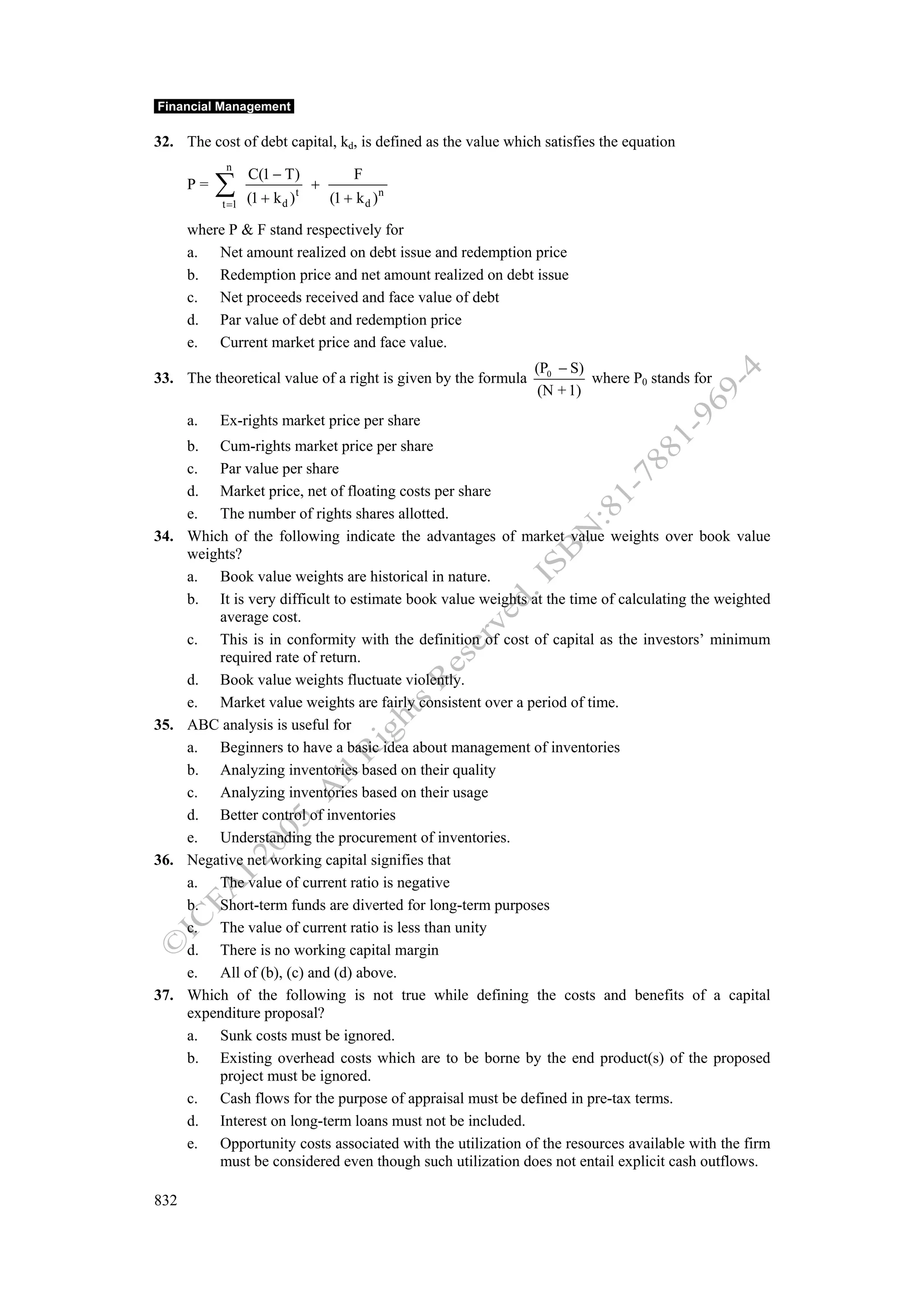 Financial management work book