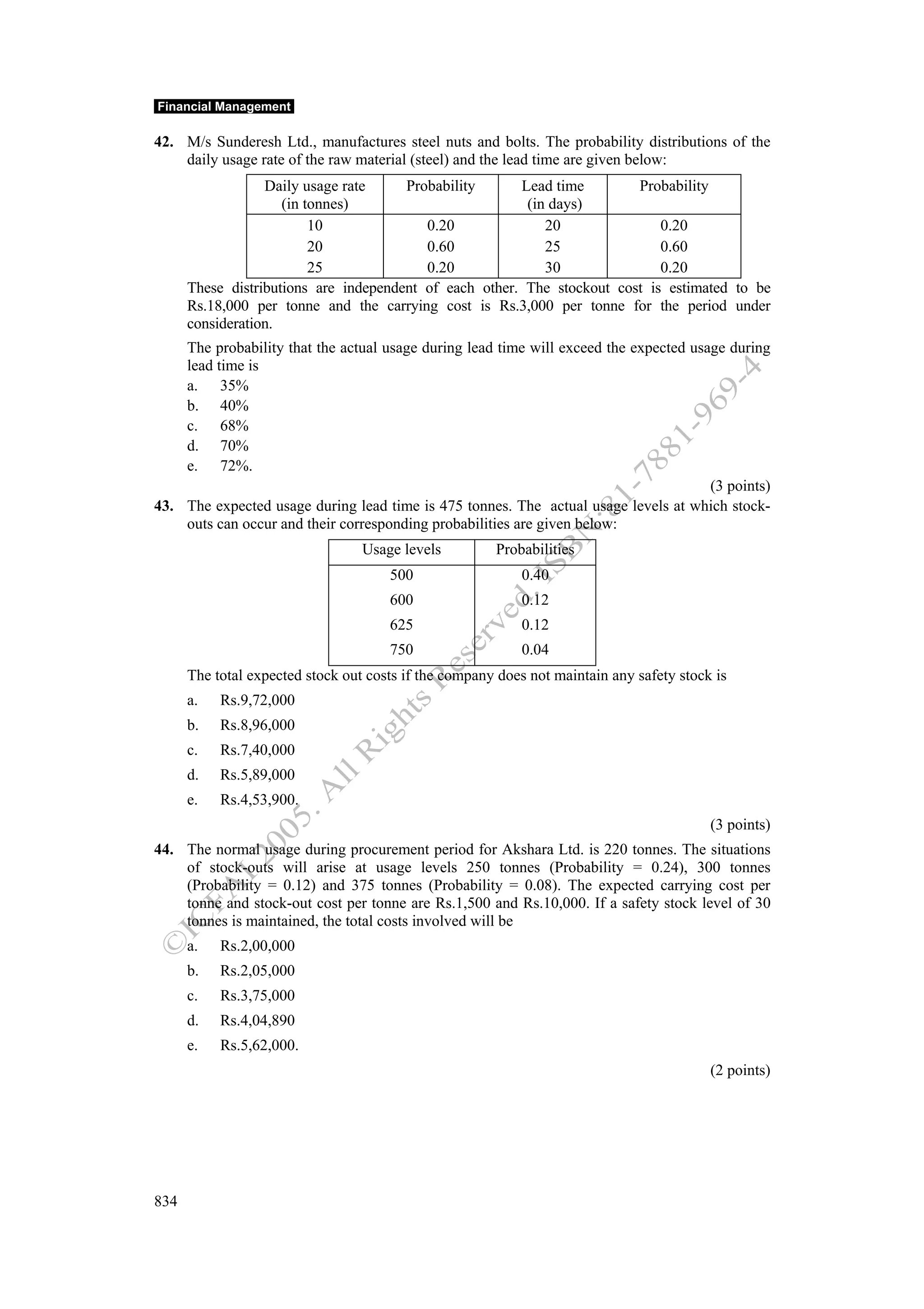 Financial management work book