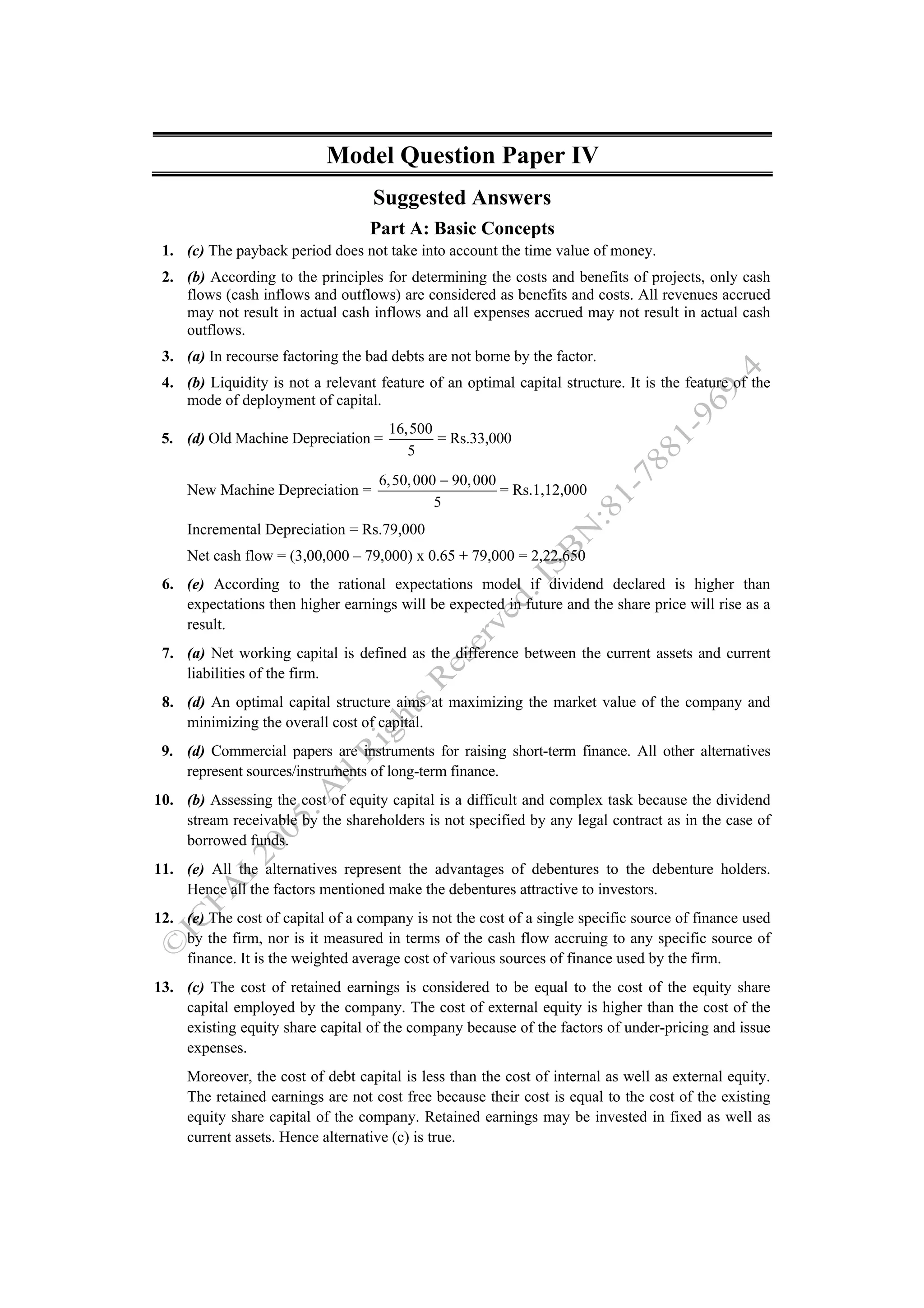 Financial management work book