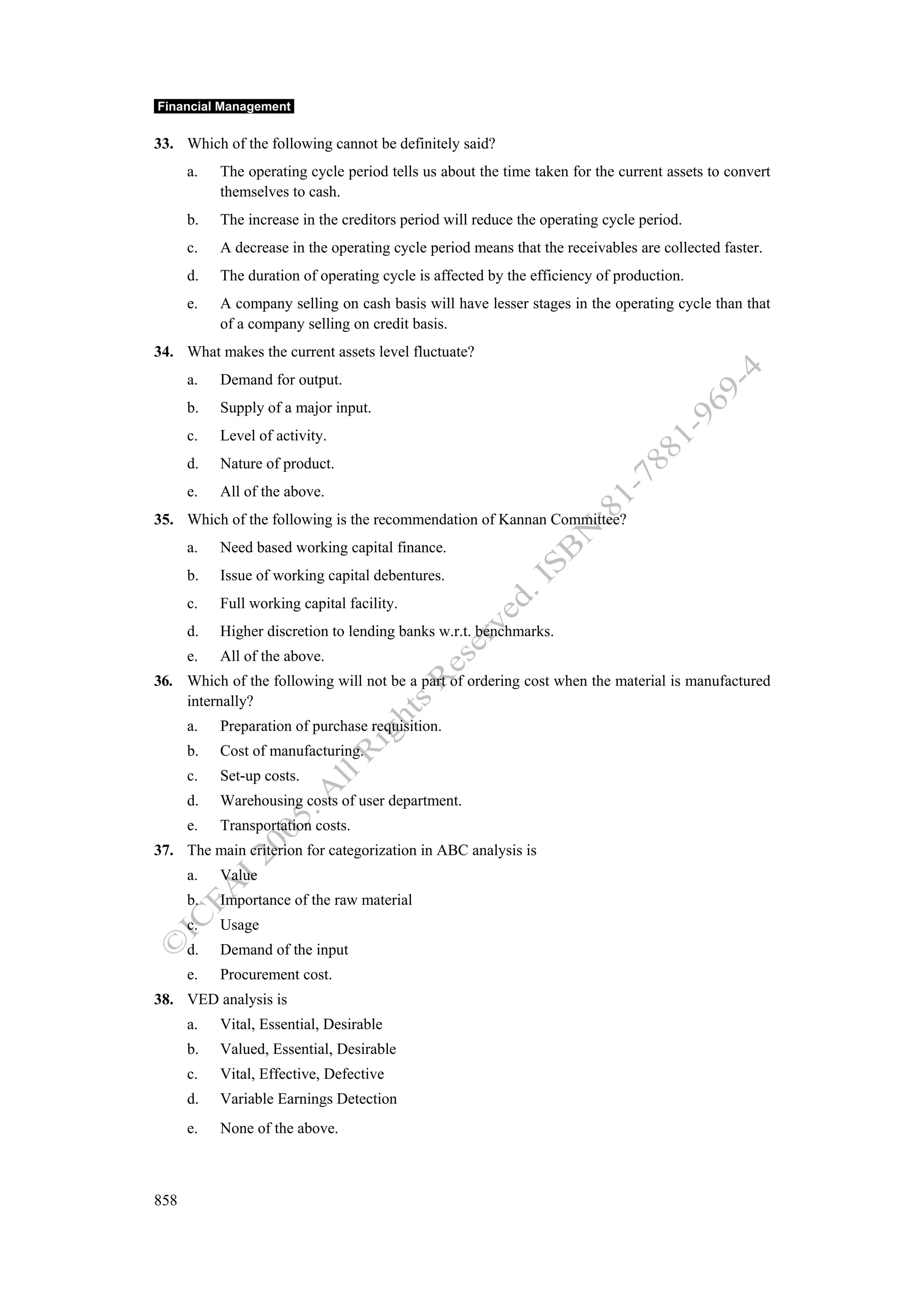 Financial management work book