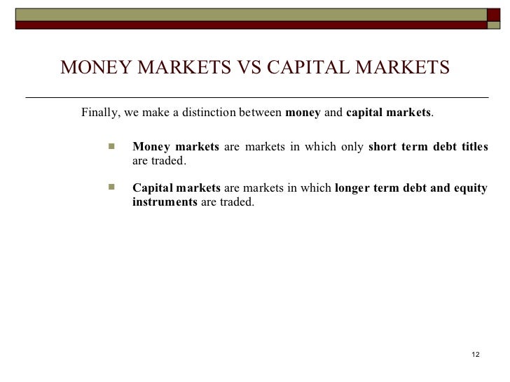 stock market vs debt market