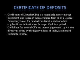 Financial Market Instruments | PPTX