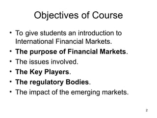 Financial Markets intrioduction to the .ppt