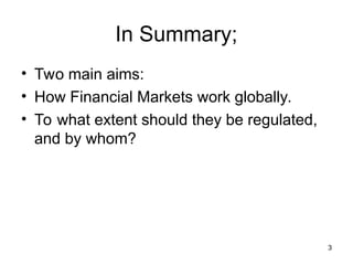Financial Markets intrioduction to the .ppt